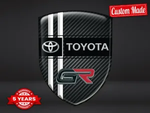 Toyota Vinilos Puerta Auto Modernos Máximo Pro Estilo Duradero